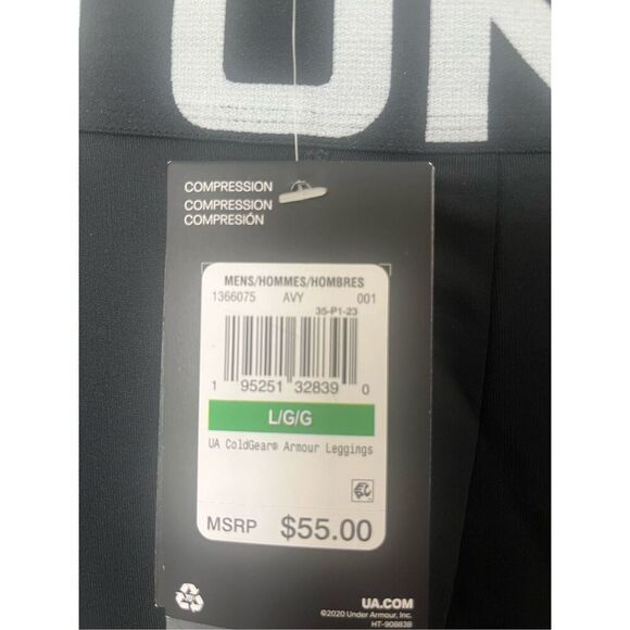Under Armour ColdGear Armour Leggings - Men's NEW NWT - Picture 6 of 8